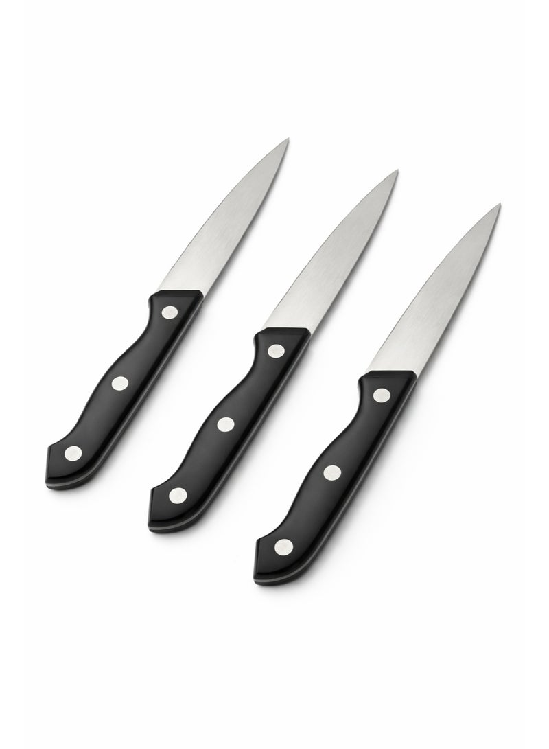 Stainless Steel Dinner Knives Set of 3 Pieces, Durable and Practical Design for Daily Dining Use, Suitable for Meals and Easy to Clean - Image 2